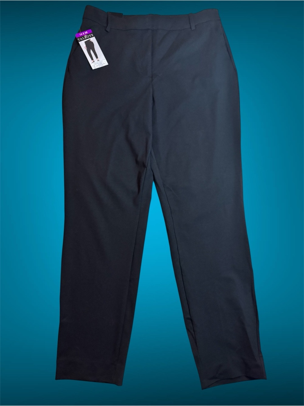 NWT 14x30 Talbots Black Women’s Dress Trousers - Straight Leg